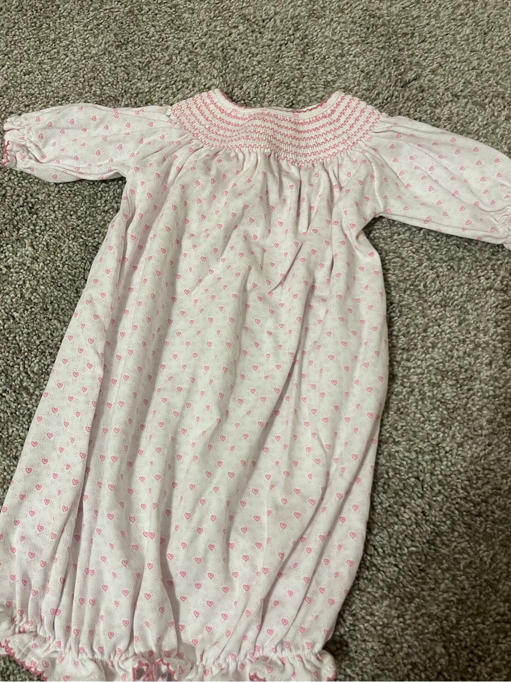 Kissy Kissy Newborn Gown